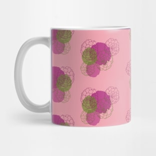 Succulents- pink Mug